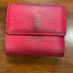 Louis Vuitton Epi Leather vintage wallet